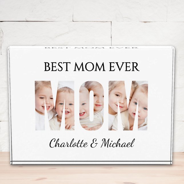 Best Mom Ever 3 Photos Cutout Letters  (Creator Uploaded)