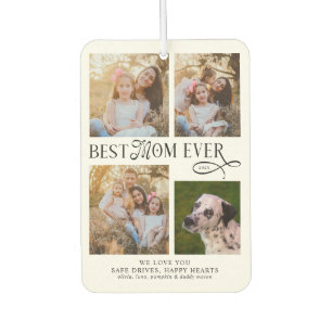 Best Mom Ever 4 Photos Mothers Day Gifts Car Air Freshener