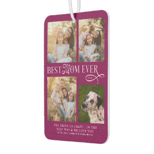 Best Mom Ever 4 Photos Mothers Day Gifts Car Air Freshener