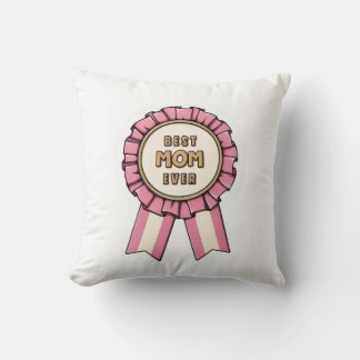 Best Mom Ever Award Ribbon Women’s T-Shirt Cushion