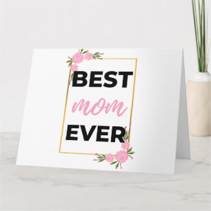 Best Mom Ever black Card