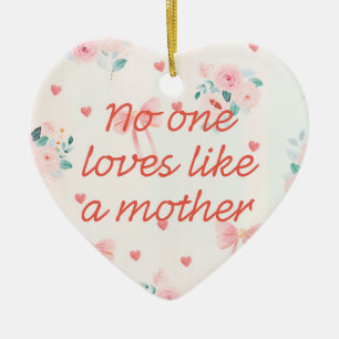 Best mom ever ceramic tree decoration