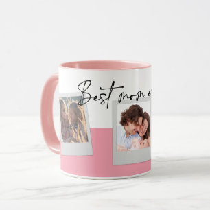 BEST MOM EVER Custom Photo Collage Mom Gifts Mug