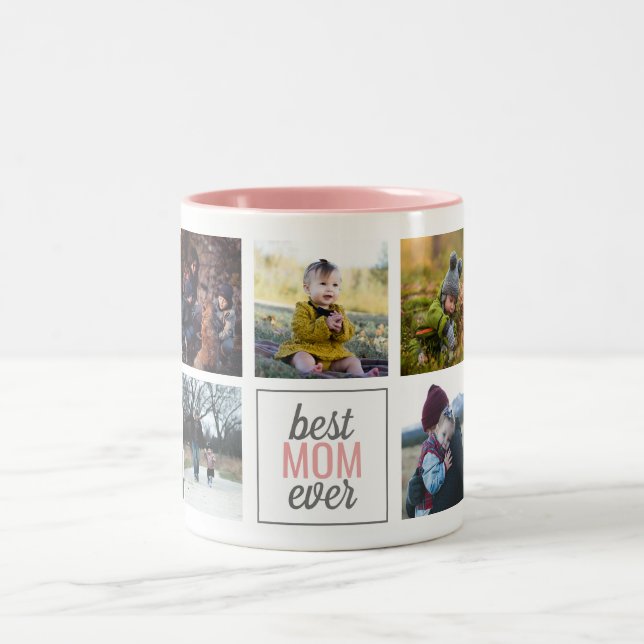Best MOM Ever Custom Photo Mug (Center)