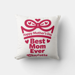 Best Mom Ever – Cute Mother’s Day 2026 Gift Design Cushion