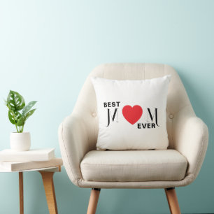 Best MOM Ever Decorative Pillow for Mum