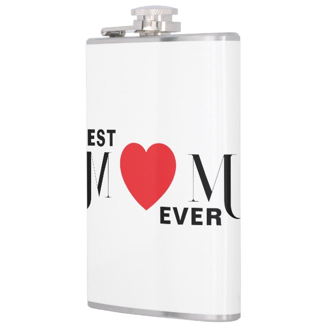 Best MOM Ever Flask – Gift for Cool Moms (Left)