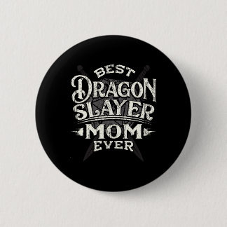 Best Mom Ever Funny Mother's Day Rpg Gamer Women 6 Cm Round Badge