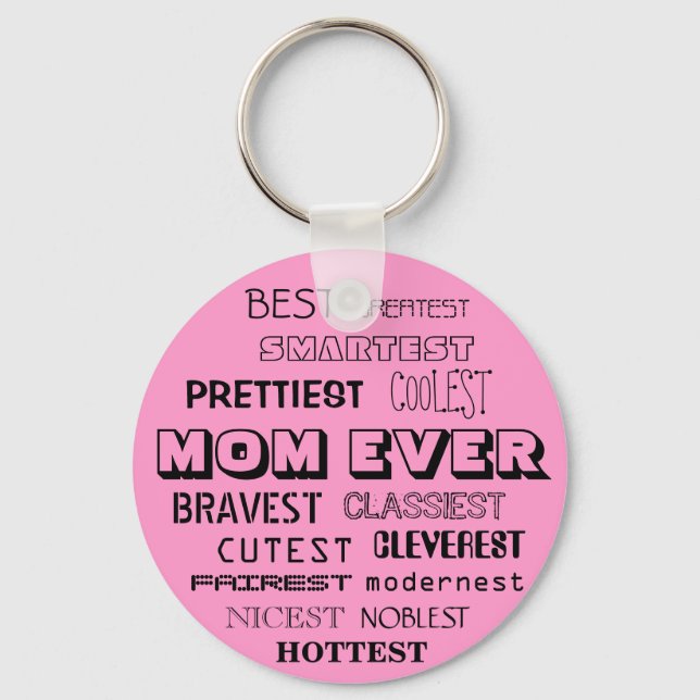 BEST MOM EVER KEY CHAIN (Front)