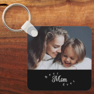 Best Mom Ever Modern Simple Key Ring
