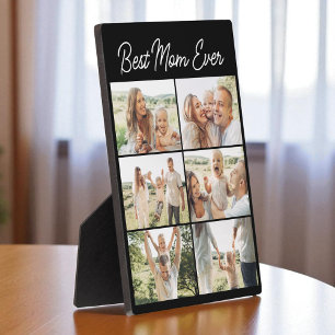 Best Mom Ever Mother's Day 6 Photo Collage Plaque