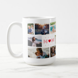 Best Mom Ever Mother's Day 8 Photo Collague  Coffee Mug