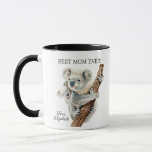 Best Mom Ever Mother's Day Cute Koala Animal Love Mug