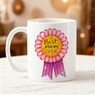 Best Mom Ever Mothers Day Gift Funny Modern Cute Coffee Mug
