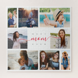 Best Mom Ever Mother's Day Photo collage  Jigsaw Puzzle