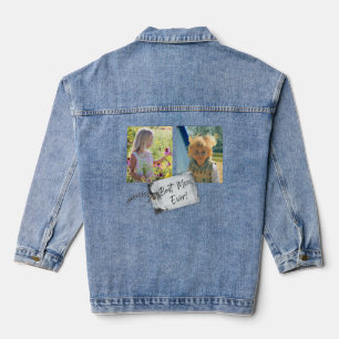Best Mom Ever Mother's Day Photo Denim Jacket