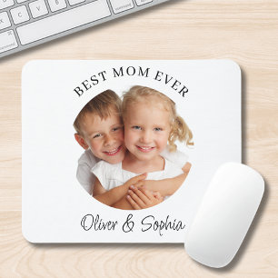 Best Mom Ever Mother's Day Photo  Mouse Mat