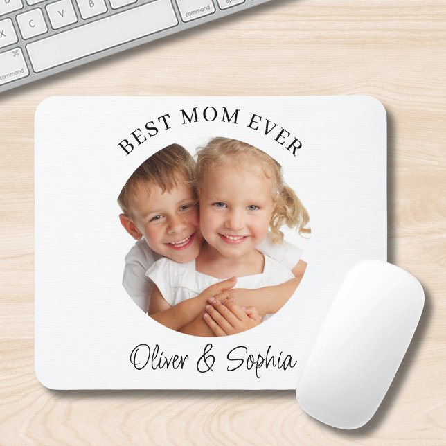 Best Mom Ever Mother's Day Photo  Mouse Mat (Creator Uploaded)