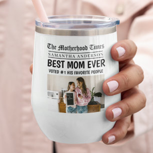 Best Mom Ever Personalized Newspaper Photo