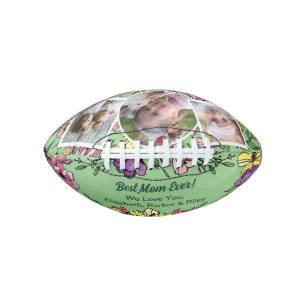 Best Mom Ever Photo Collage Football American Football