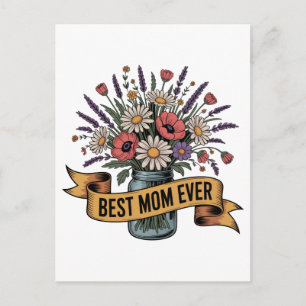 Best Mom Ever Postcard