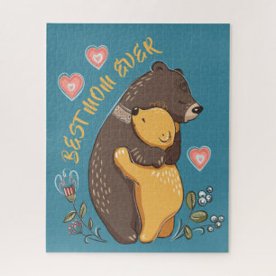 Best mom ever Puzzle, best mothers day gift idea Jigsaw Puzzle