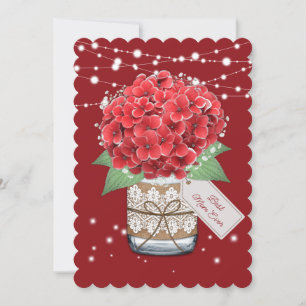 Best Mom Ever Red Floral Mother's Day Card