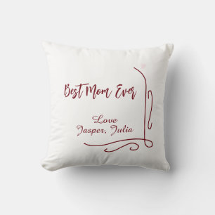Best mom ever red love Spanish border stylish Cushion