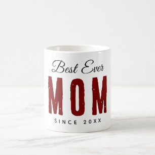 Best Mom Ever Since 20XX Modern Simple Preppy  Coffee Mug
