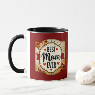 Best Mom Ever Vintage Badge – Mother’s Day Gift Mug