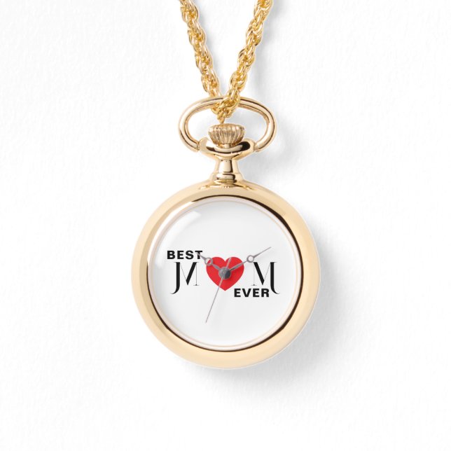 Best MOM Ever Watch – Classy Timepiece Gift (Front)