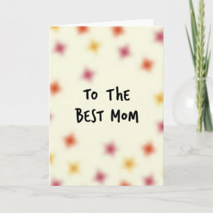 Best Mom Faux Gold Foil Look Card