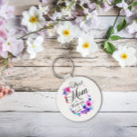 Best Mom in the History of Ever Key Ring<br><div class="desc">A beautiful design for the most wonderful mother... Best Mom in the History of Ever</div>