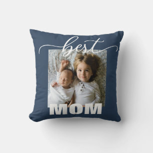 Best MOM Kids Photo Mother's Day  Cushion