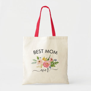 Best Mom Mothers Day Gift Mother Love Floral Boho Tote Bag