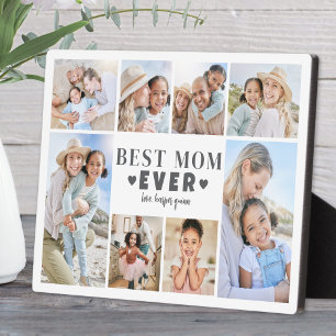 Best Mom Photo Collage Plaque