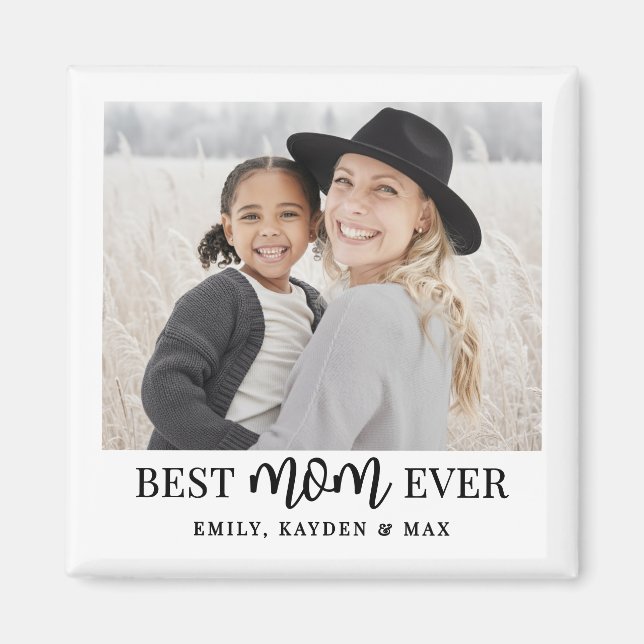 Best Mom Photo Magnet