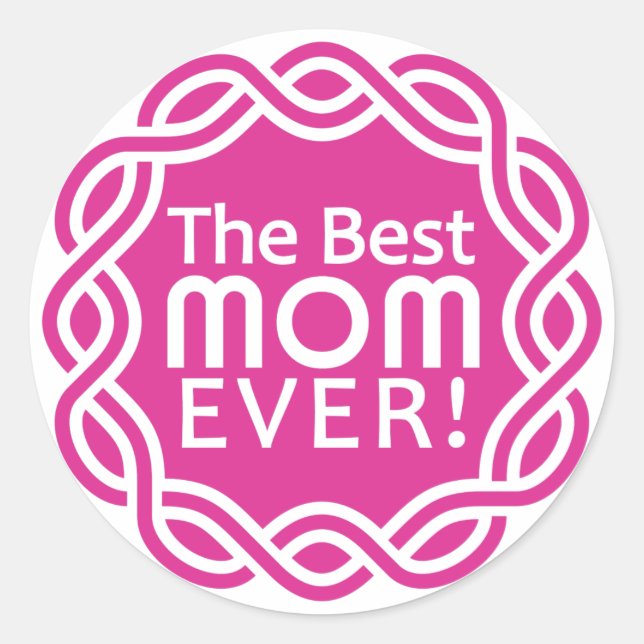 BEST MOM stickers (Front)
