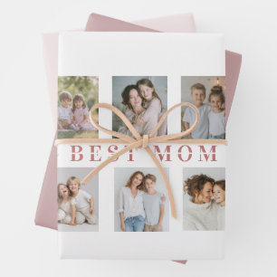 Best Mom Wrapping Paper Custom Photos