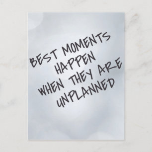 Best Moments Inspirational Postcard