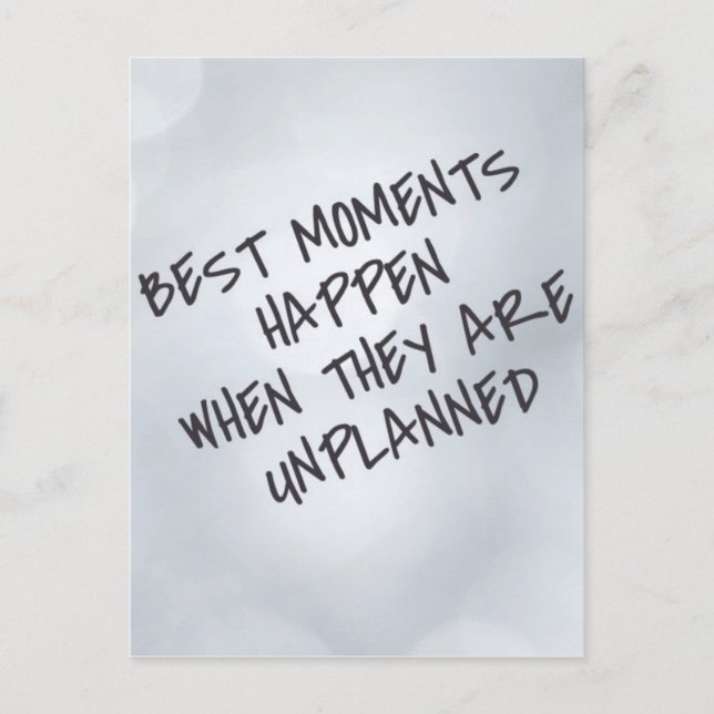 Best Moments Inspirational Postcard (Front)