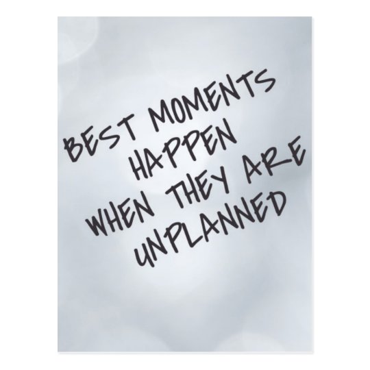 Best Moments Inspirational Postcard