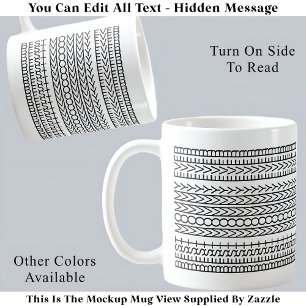 Best Mommy Ever Hidden Message 141BW Novelty Coffee Mug