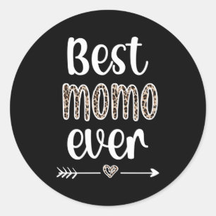 Best Momo Ever Momo Grandmother Appreciation Momo Classic Round Sticker
