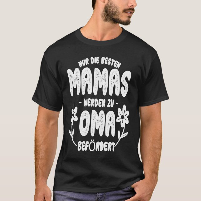 best moms get promoted to grandma 1 T-Shirt (Front)