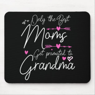 Best Moms Get Promoted To Great Grandma Cute Mothe Mouse Mat
