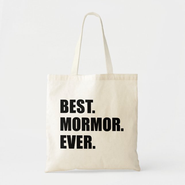 Best Mormor Ever Swedish Grandmother Tote Bag (Front)