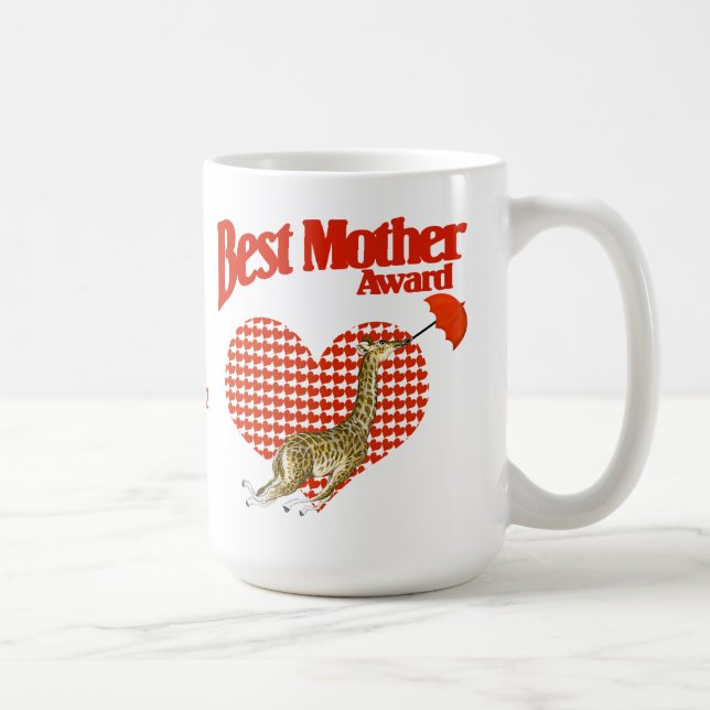 Best Mother Award Keepsake Coffee Mug (Right)