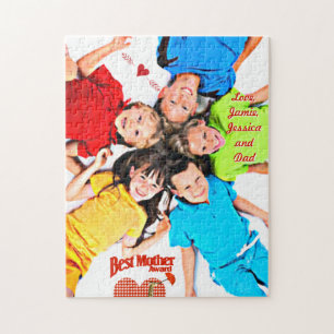 Best Mother Award Keepsake Jigsaw Puzzle