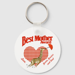 Best Mother Award Keepsake Key Ring